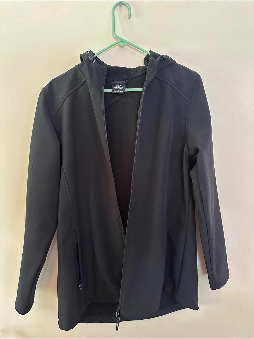 New Balance Black Hooded Active Softshell